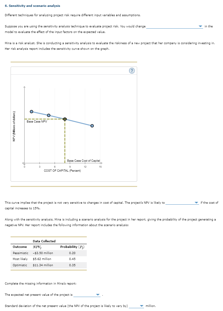  **Blank One: (several input variables together vs. one input variable at