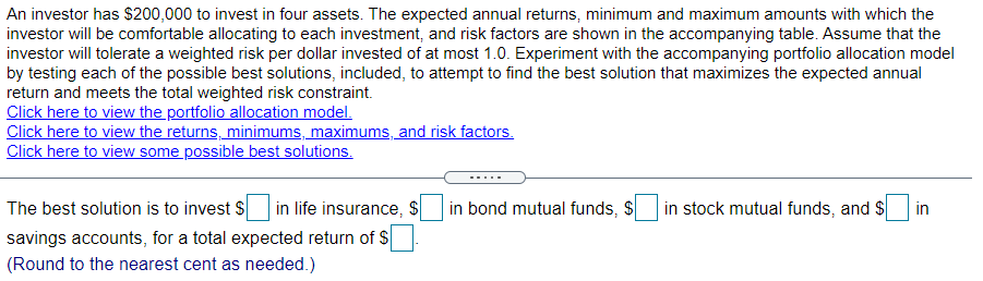 D E F G Risk factor per dollar Minimum $2,500.00 $30,000.00