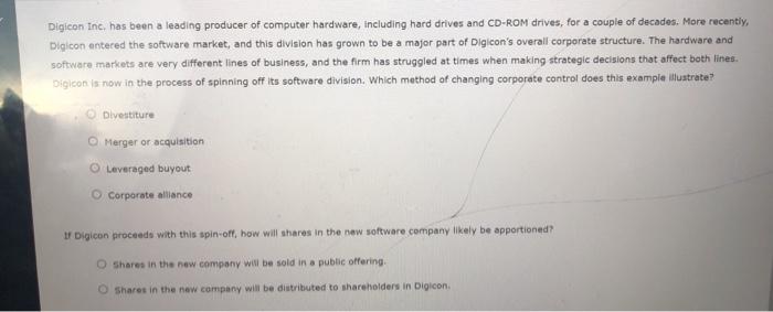 in each other's business in any form, there are structural changes that