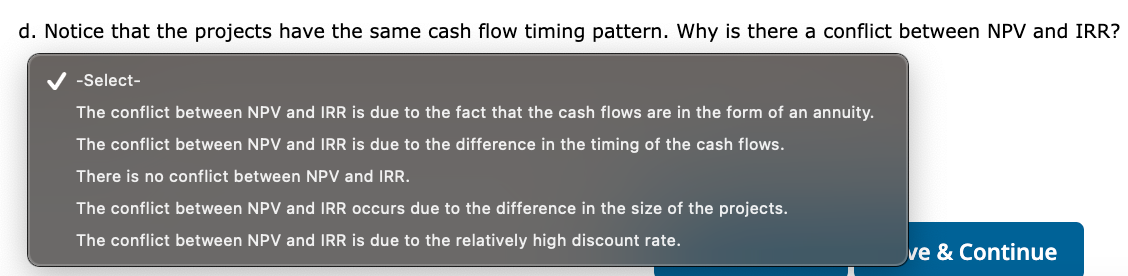 0 1 2 3 4 Project M Project N -$9,000 $3,000 -$27,000