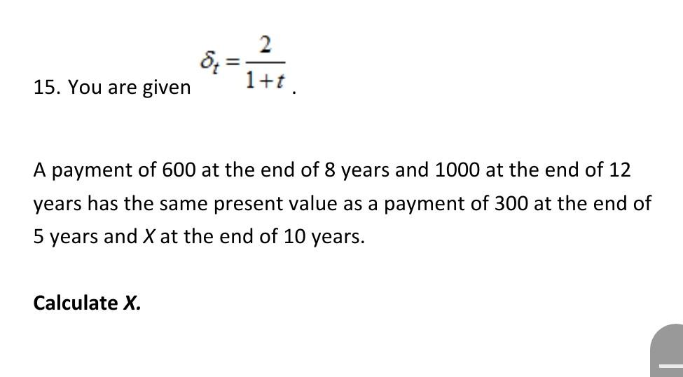 2 8 = - 15. You are given 1+t. A payment