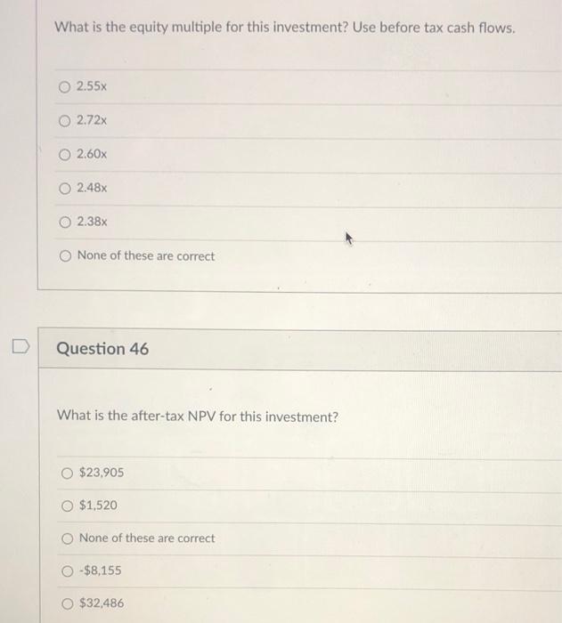 (all the way down to after tax), then answer the following 5