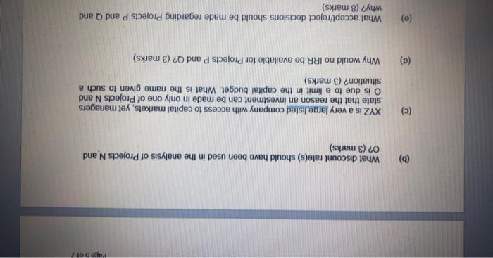 has asked you to assess them from a financial perspective. They have