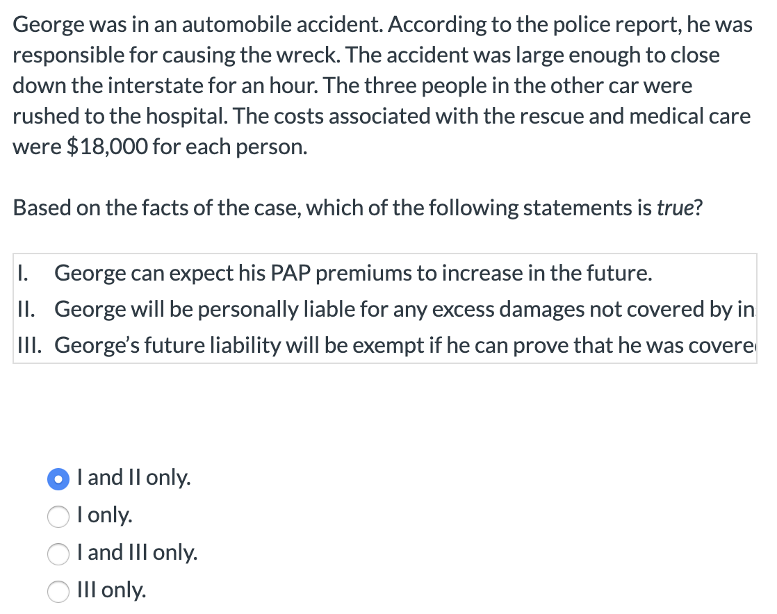 basic coverages. 1. Liability coverage. 2. Medical payment coverage for others injured