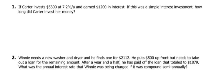 please answer both as detailed and clear as possible! Grade 11 Math-