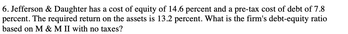  Please solve and show work using excel Please show the formulas