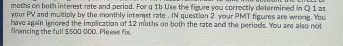 please answer Q 1b and solve it. use Excell formulas please with