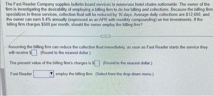  11. i need help with this problem for my corporate finace