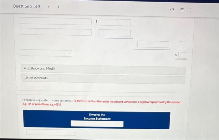 a maltiple-step income statement. aist other revenues before other apenses If there