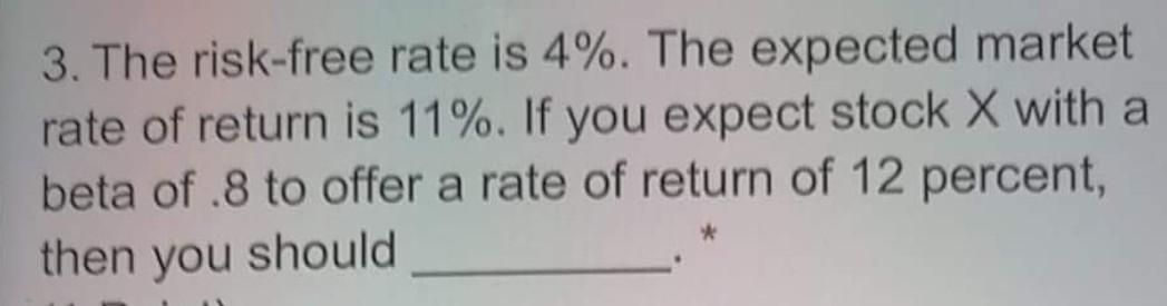 to and respectively. * 1. Consider the following two stocks, A and