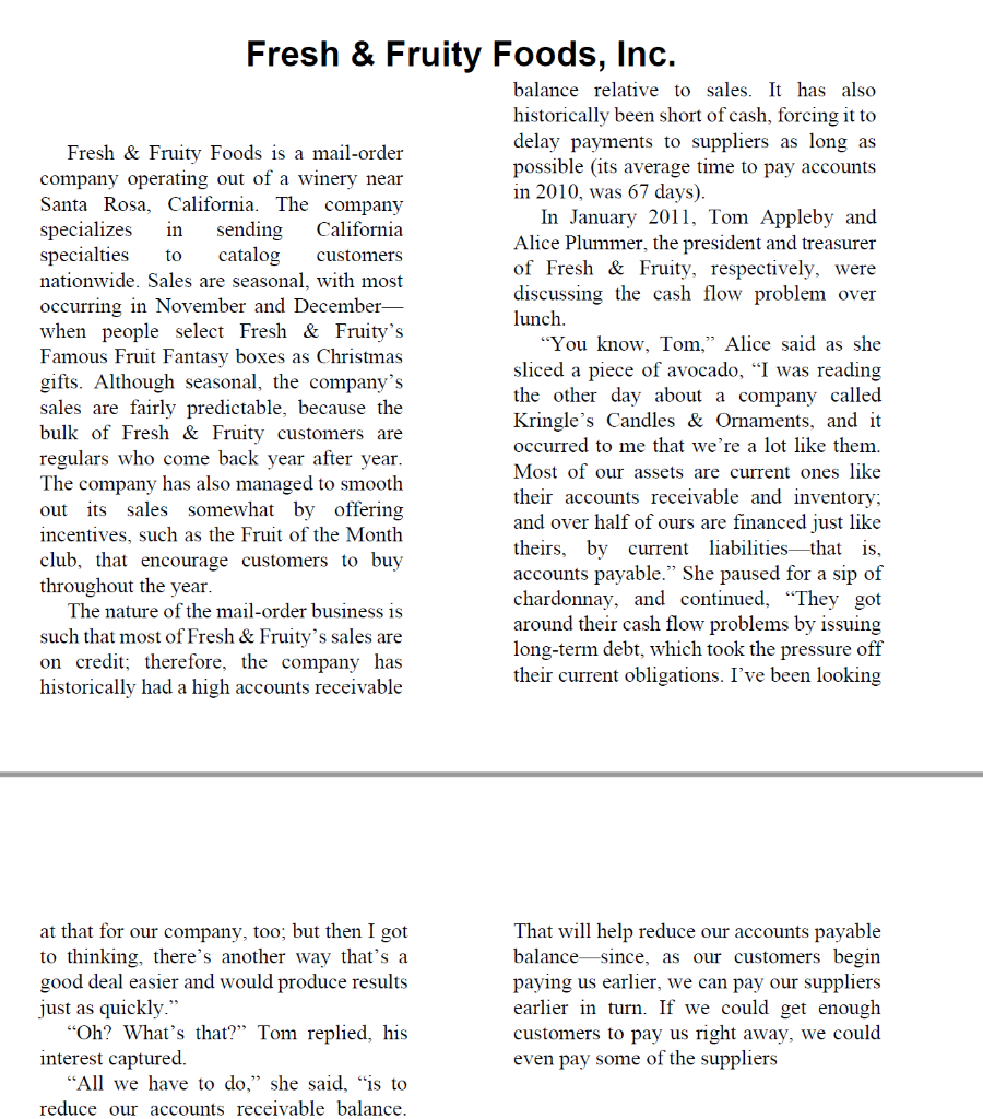 the company's average collection period (ACP) in days. Use a 360-day year