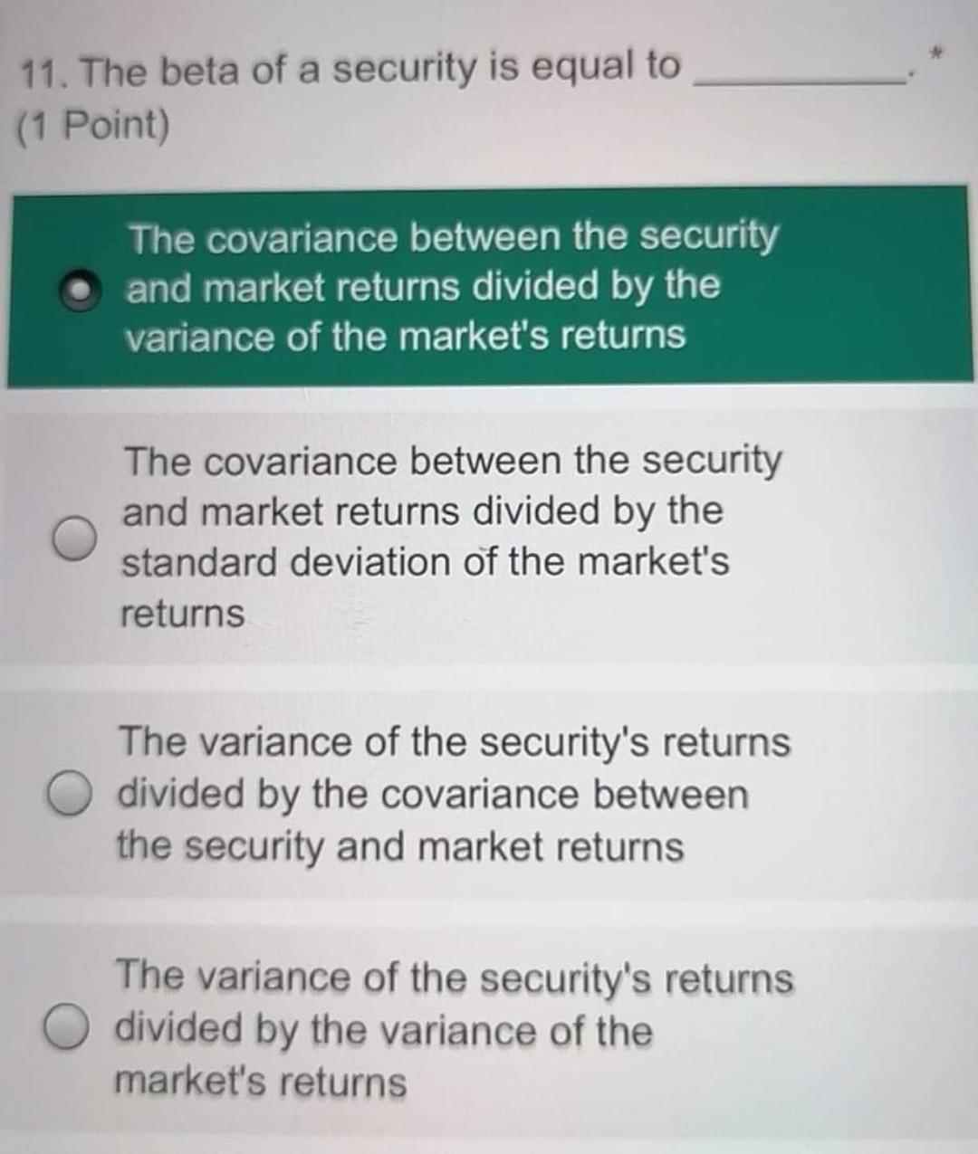 risk-free rate of return is 7%. The expected return on portfolio A