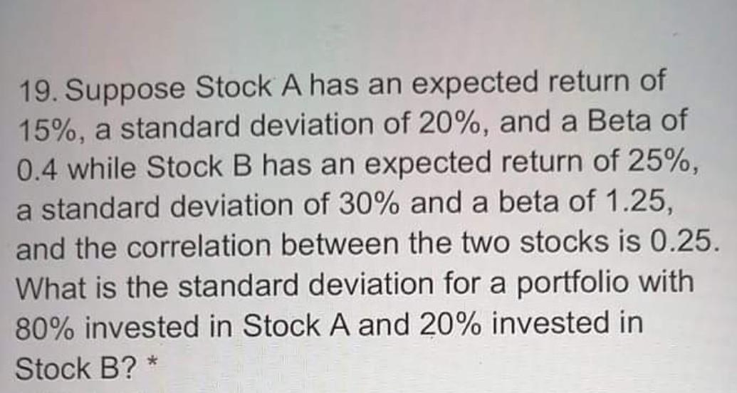 portfolio (H) has a b H = 1.3 and a H =
