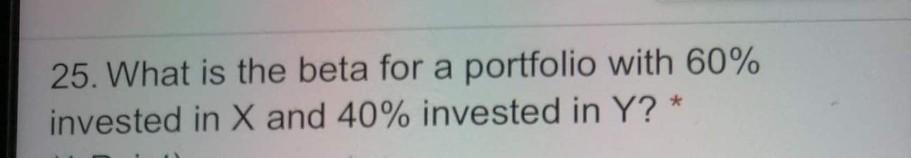 be you position on the risk-free asset? 5. The two factor model