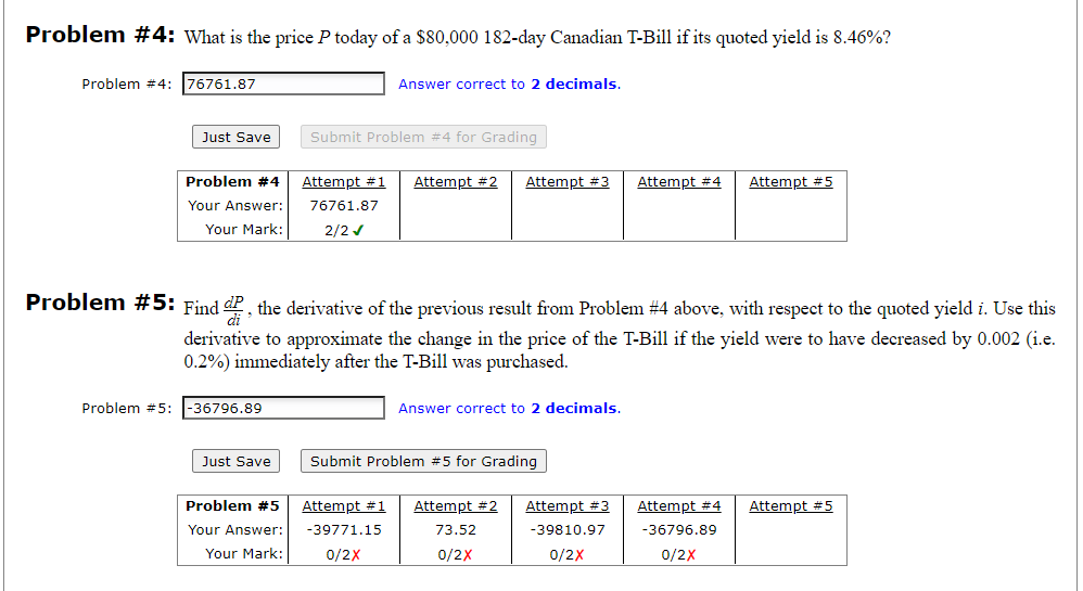 Problem 5 plaease Problem #4: What is the price P today of