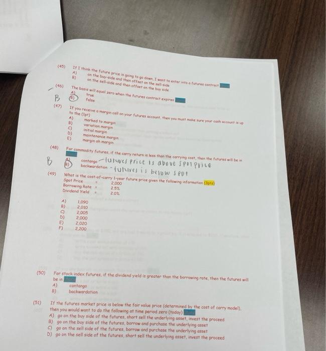 is going to go down, I want to enter into a futures