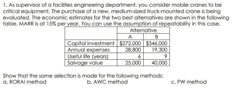  *USE THE STATED METHOD IN THE PROBLEM *USE LOGICAL AND CLEAN