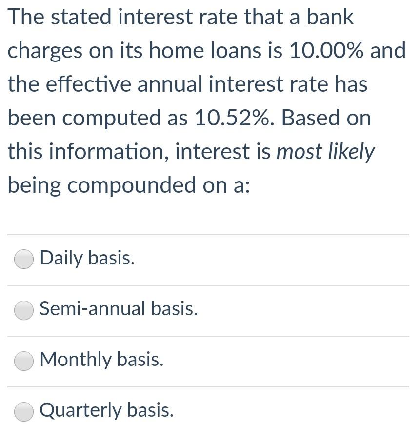  just these 2 please The stated interest rate that a bank