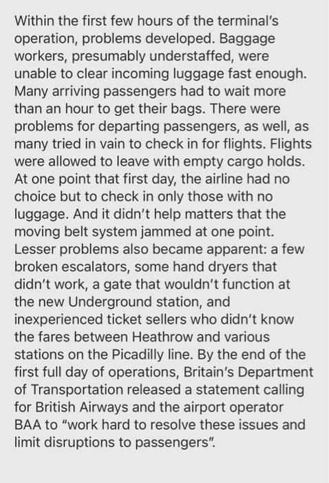 Terminal 5, built by British Airways for $8.6 billion, is Heathrow Airport's