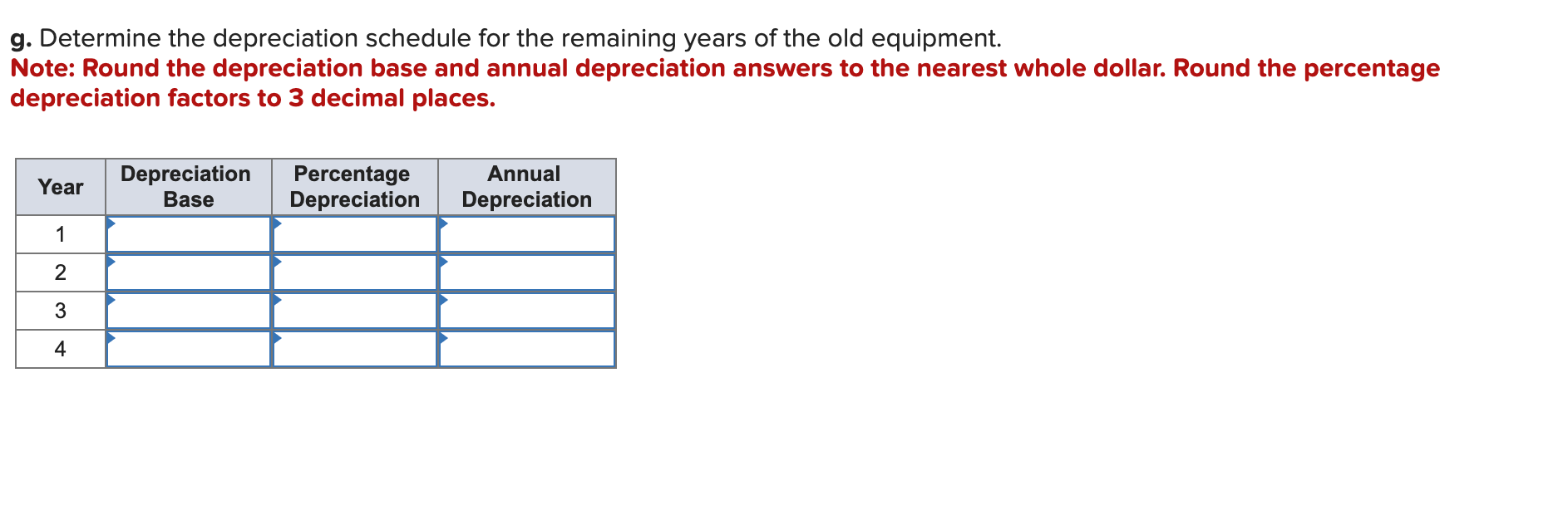 equipment will cost $148,000. It also falls into the five-year category for