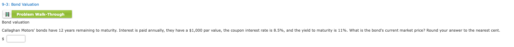 Each bond matures in 4 years, has a face value of $1,000,