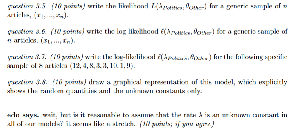 I in each of the articles in your sample, (x1, ..., En).