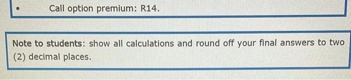 questions that follow: Investor A considers investing in the Financial Times Stock