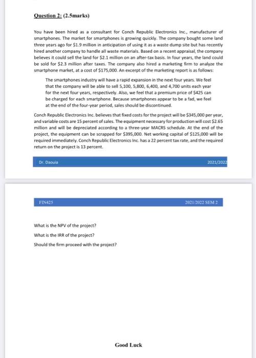 Individual Group Werk Assignment Weight: (59) Using EXCEL attempt the following questions