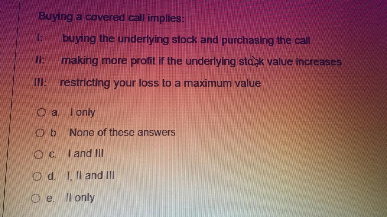2) Suppose you bought 20 put option contracts with a strike