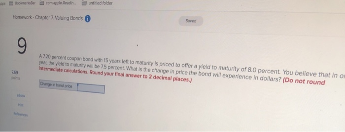  ps BookmarksBut com.apple.Readin.. untitled folder Homework. Chapter 7. Valuing Bonds i
