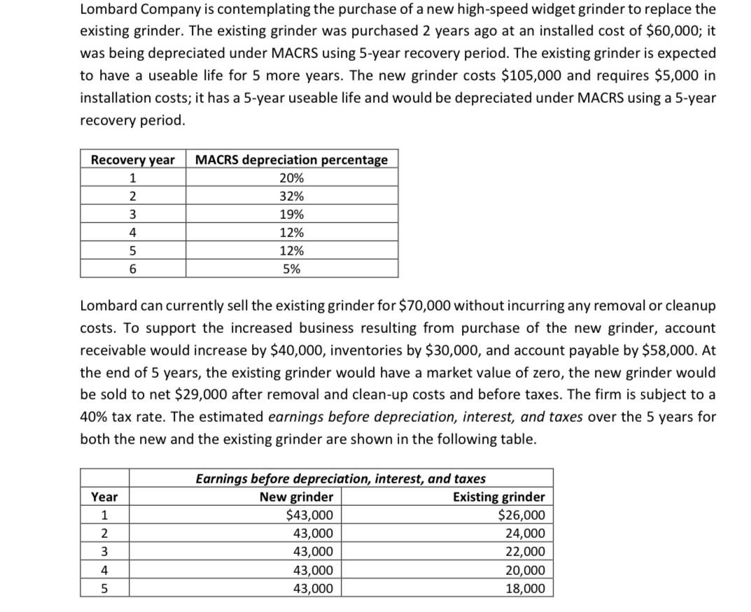 please solve this question using excel Required: a. Calculate the initial investment
