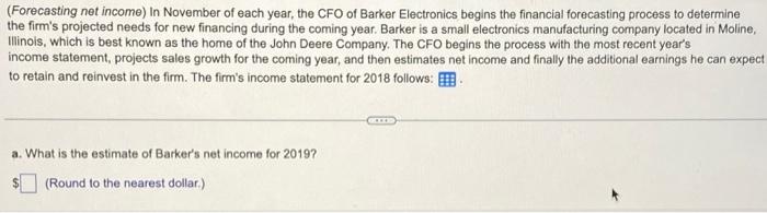  please answer carfully i always get the wrong answer (Forecasting net