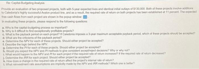 your new position as assistant financial analyst at Caledonia Products is to