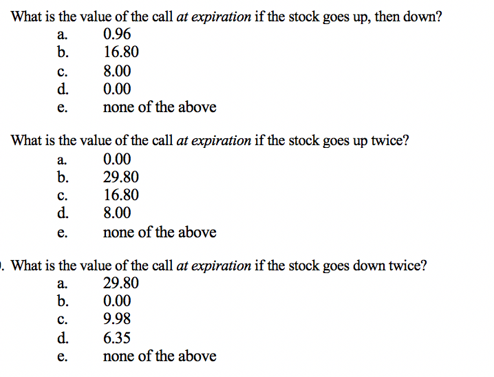down by 8 percent (i.e. D= .92) in one year. Assume a