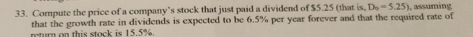  please help I will thumbs up 33. Compute the price of