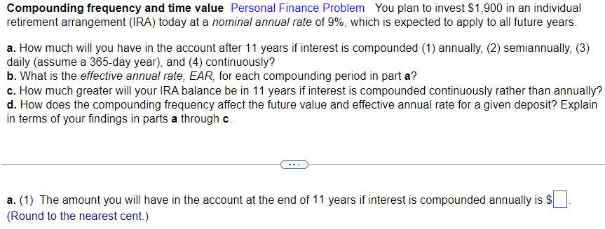 future value at the end of the deposit period, assuming that interest