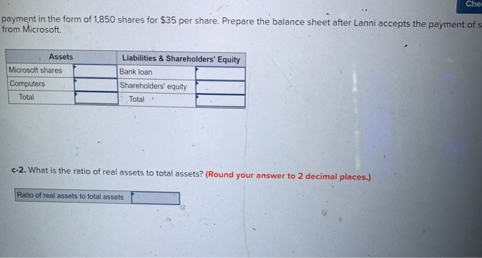 It receives $30,000 in cash and signs a note promising to pay