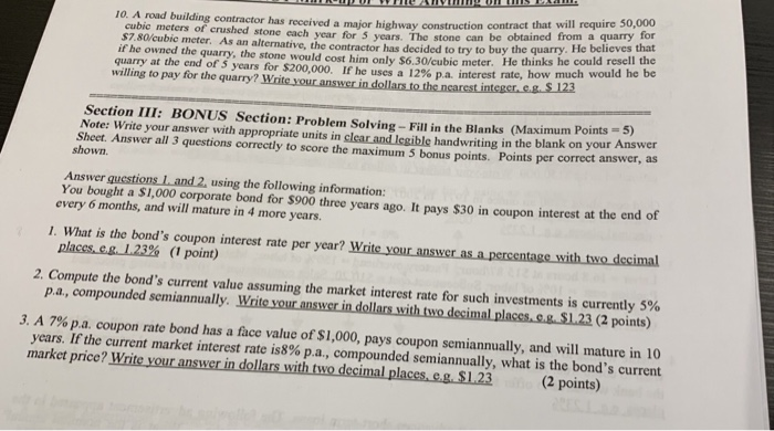  contractor has received a major highway construction contract that will require