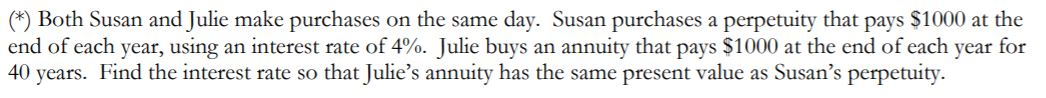(*) Both Susan and Julie make purchases on the same day.