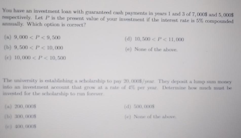 I need the final answer please. I don't need any work