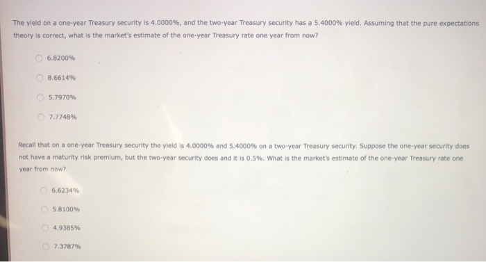 interest rates can be used to estimate future short-term interest rates. Based