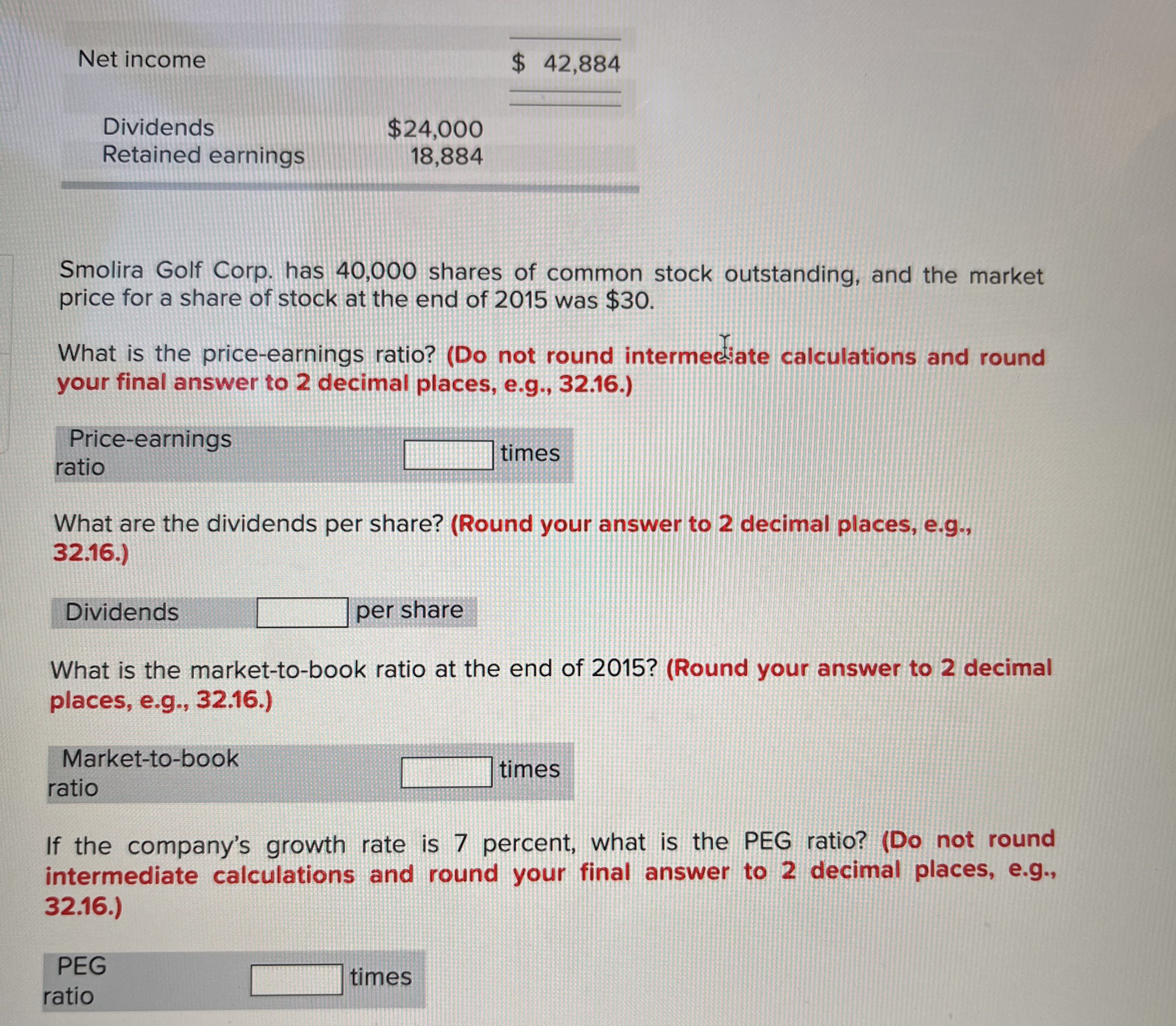  Smolira Golf Corp. has 40,000 shares of common stock outstanding, and