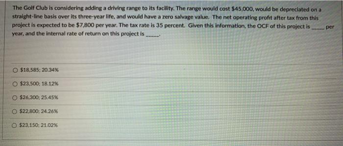  thanks! The Golf Club is considering adding a driving range to