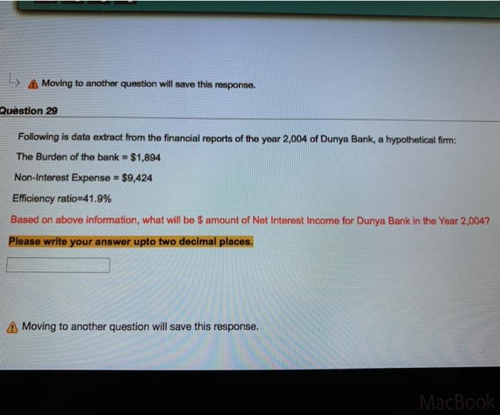  > A Moving to another question will save this response. Question