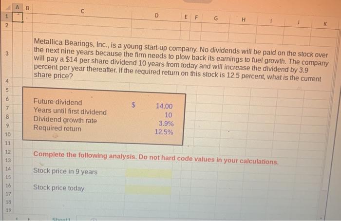  A B 1 D EF G H 2 K 3 Metallica