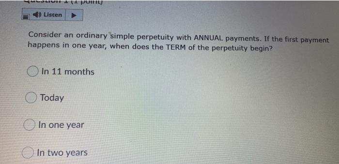 Given one annuity and one annuity due with the same payment amount,