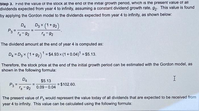 value of Lawrence's shares when dividends are expected to grow at 20%