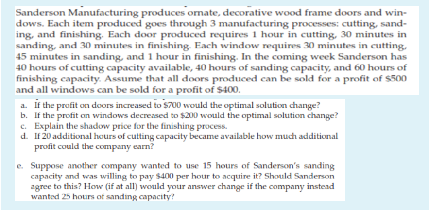 Please help with the quantitative Analysis Question. With Excel. I also