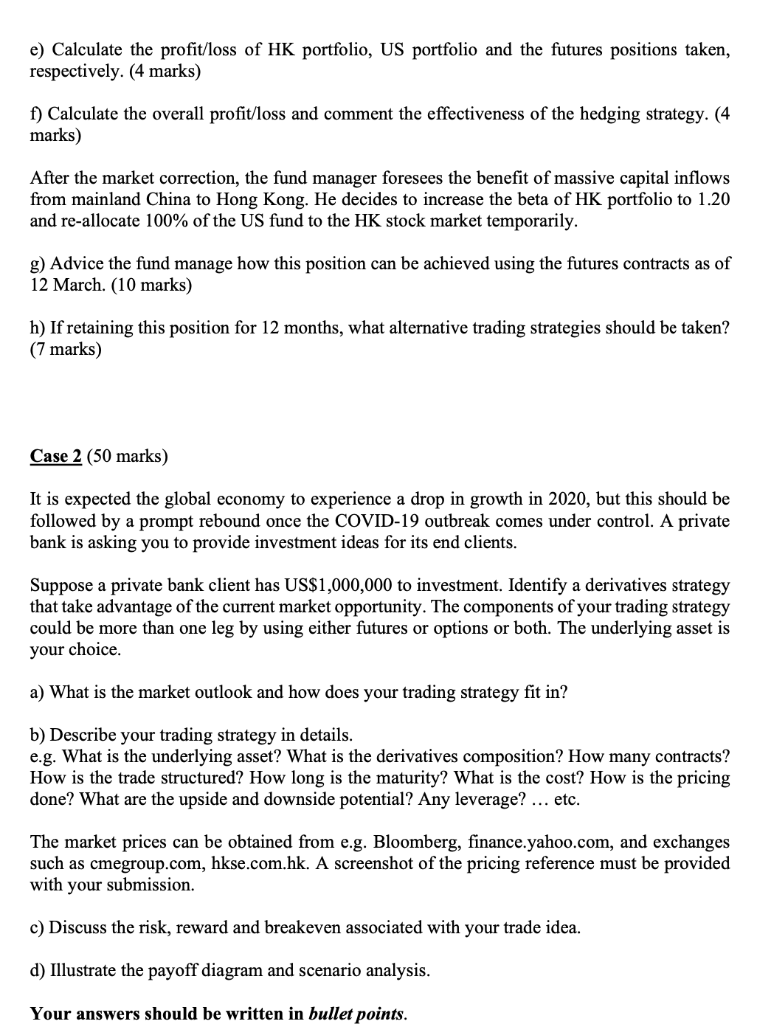 and US stocks. The manager expects the stock market as a whole