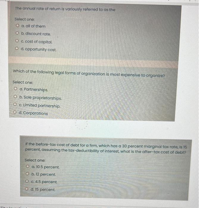 d. higher instantaneous Technically, refers to the future from present: refers to
